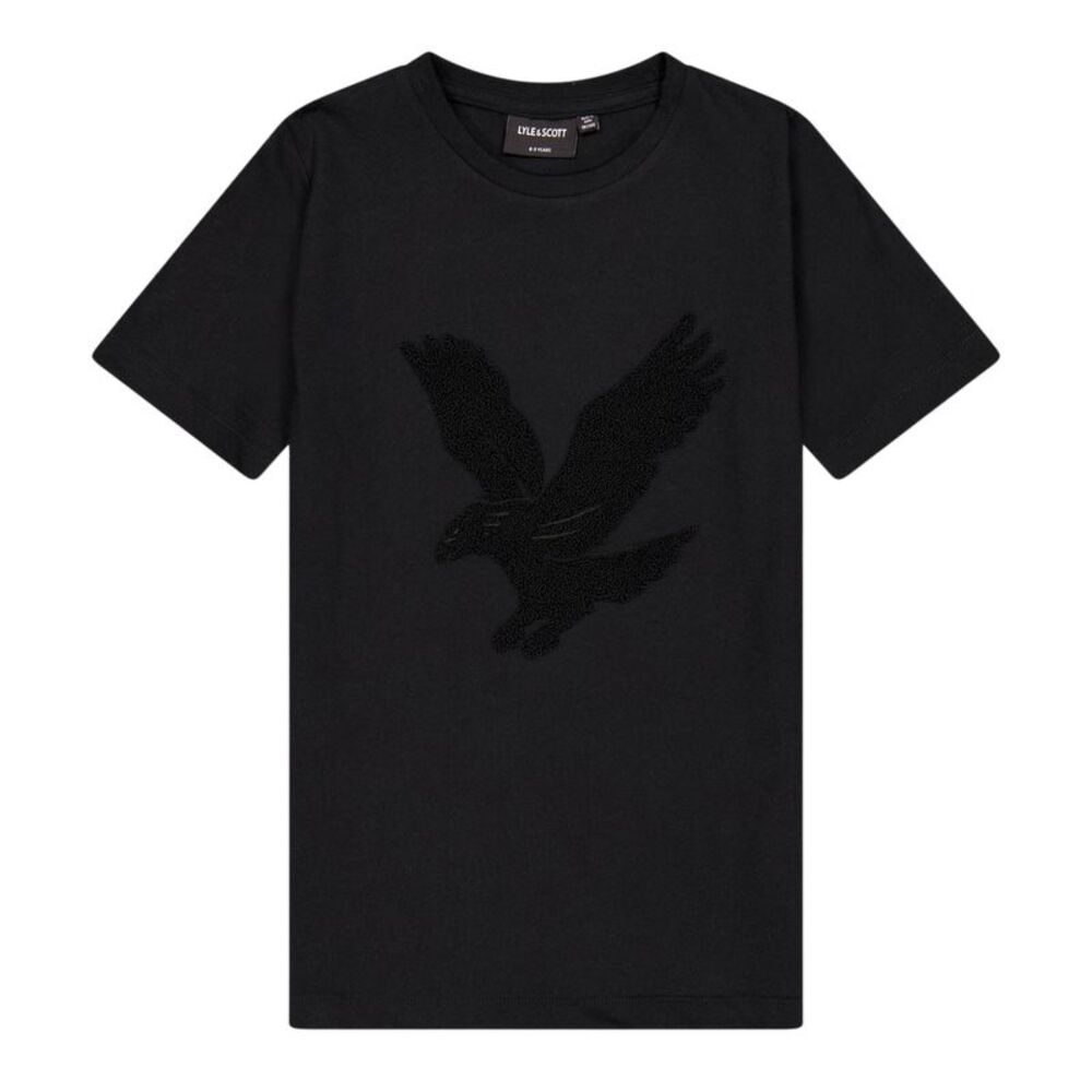 Lyle & Scott Childrens/Kids Big Logo Regular T-Shirt / Black